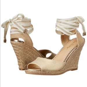 LILLY PULITZER Alyssa Espadrille Wedge Sandals Size 9.5